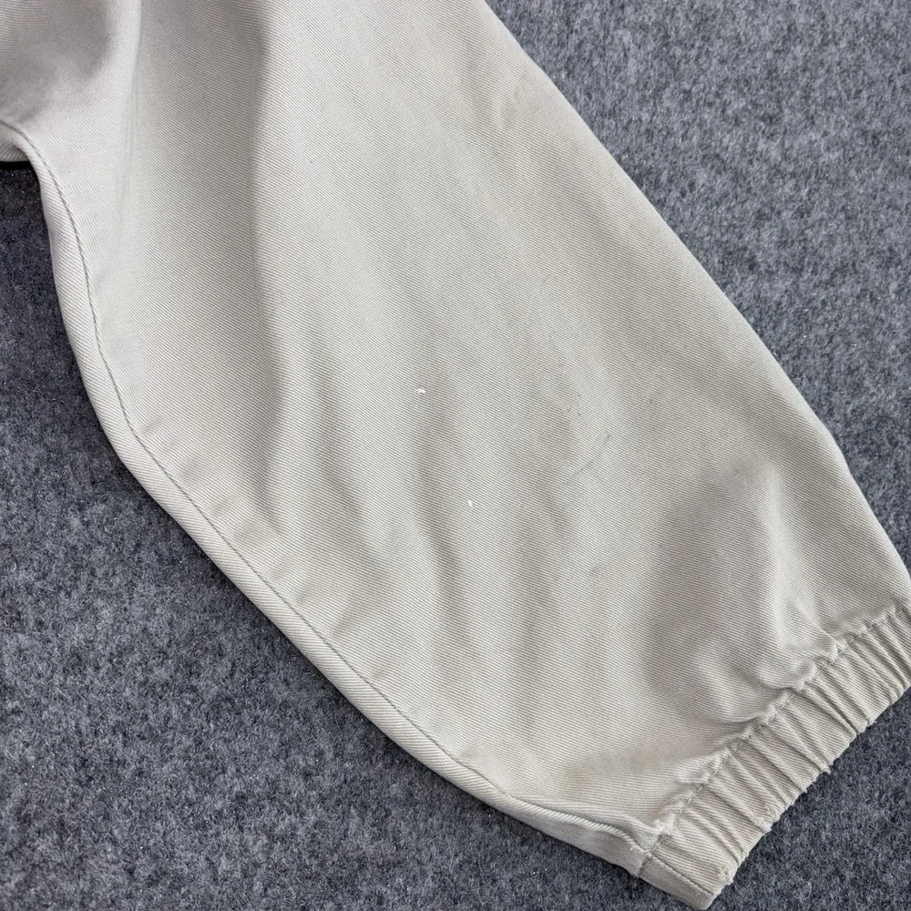Vintage Polo Ralph Lauren Jacket Mens Large Beige Full Zip Golf Made In USA Rare